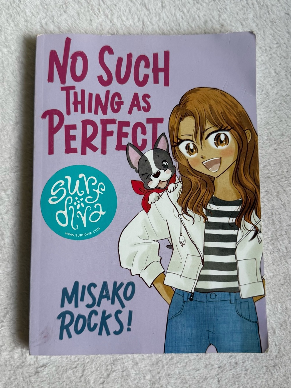 No Such Thing As Perfect - Surf Diva Cover Book children’s kids book